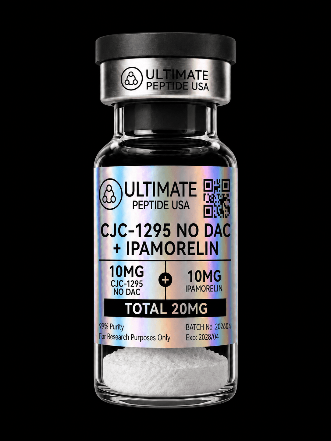 CJC-1295 NO DAC (10mg) + Ipamorelin (10mg)